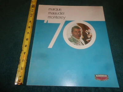 Mercury Marquis Monterey Marauder 1970 folleto de ventas/catálogo/¡original!  Foto 1 de 4