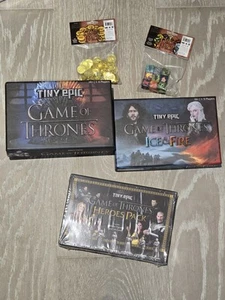 Tiny Epic: GAME OF THRONES (Kickstarter Deluxe Edition) + 2 Expansions And More - Picture 1 of 14