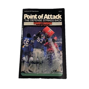 POINT OF ATTACK: THE DEFENSE STRIKES BACK By Harry Carson & James E. Smith 1987 - Foto 1 di 6