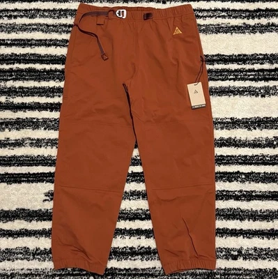 Calça Nike ACG Trail Hiking casual conforto com cinto CV0660-641 Mars Stone masculina G - Imagem 1 de 4