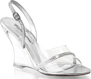 Sandalo estivo jeans outfit fitness bellezza sfilata data notte con strass TG 10 - Foto 1 di 6