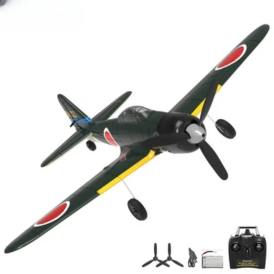 Aircraft 400mm 2.4G 6-Axis Remote Control Airplane RC Plane 761-15 RTF Fighter - Image 1 of 4
