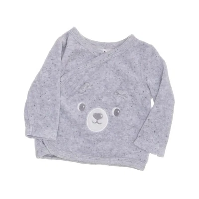 Baby C&A, Strickjacke, Unisex (Kinder), Größe: 62, Grau/Mehrfarbig #0Bv - Bild 1 von 4
