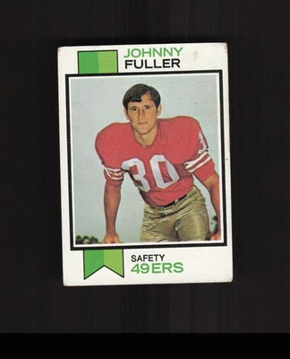 1973 Topps #207 Johnny Fuller  Football Card 49ers - Image 1 of 2