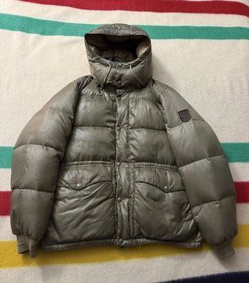 Vintage Polo Ralph Lauren Kara Koram Style Puffer Down Jacket OliveDrab Green XL - Image 1 of 4