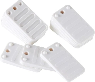 ZZJMCH 12 Pack Toilet Leveling Shims, Multi Purpose Plastic Shims for White