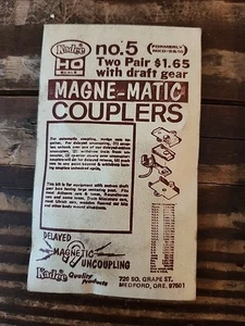 Kadee HO Scale Magne-Matic Couplers No. 5 With Draft Gear - Bild 1 von 2