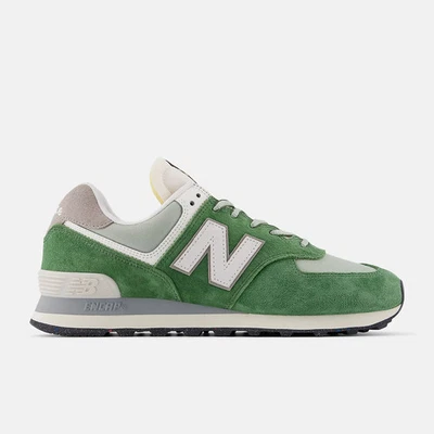 New Balance 574 En Verde Y Blanco Todas Las Tallas Stock Limitado - Imagen 1 de 4