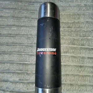 Bullet Line 16 Unzen schwarze Edelstahl Thermoskanne mit Bridgestone/Firestone Logo - Bild 1 von 5