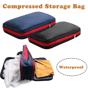 Travel Luggage Cloth Shoes Storage Bag Compression Packing Cubes Pouches Bag Set - Picture 1 of 7