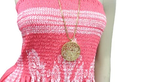Collar Hipster Hippie Energía Cristal Árbol de la Vida Oro/Plata Cadena 29 Pulgadas - Imagen 1 de 12