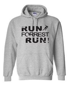 Run Forrest Run Movie Retro Gump Running Workout lustiger Herren Hoodie 493 - Bild 1 von 2