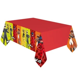 Miraculous Ladybug Table Cover 180 x 120 cm Paper Party Tablecloth - Picture 1 of 1