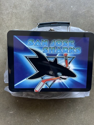 San Jose Sharks Retro Lunch Box - New In Bag Cover
