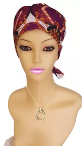 Turban Scarf in Purple Chemo Cancer Turban Beanies for Women ON SALE NOW! - Picture 1 of 6