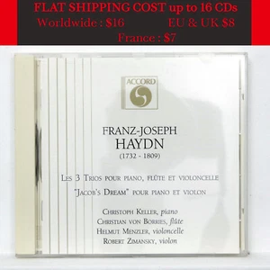 CHRISTOPH KELLER ⸺ HAYDN 3 trios for cello, piano & flute ⸺ CLAVES CD NM - Picture 1 of 2