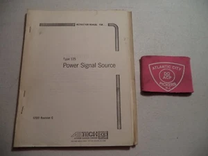 AILTECH TYPE 125 POWER SIGNAL SOURCE INSTRUCTION MANUAL 12511 REVISION C - Picture 1 of 9
