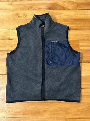 RALPH LAUREN POLO - Abrigo Chaqueta Chaleco Cremallera Completa Gris Para Hombre - TALLA L Foto 1 de 4