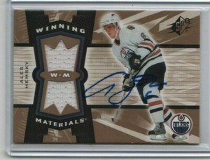 ALEX HEMSKY 2006-07 UD SPx Winning Materials Autograph PLEASE READ DESCRIPTION 