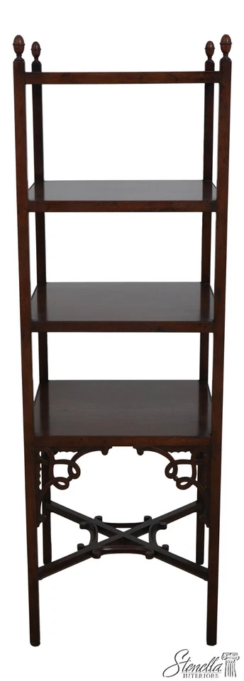 L67900: BAKER Chippendale Mahogany 4 Tier Etagere Shelf - Image 1 of 4