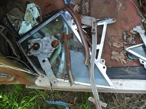 1964 1/4 window run and idler channels, regulators, door run channels, both - Picture 1 of 10
