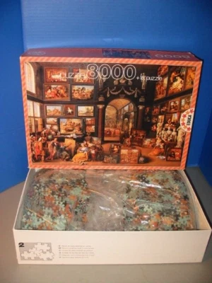 Educa New Sealed Bags 8000 Piece Puzzle Alexander Magno Visiting Appelles Studio - Image 1 of 4