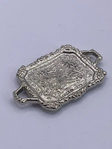 1/12th, Dolls house, miniatures, Metal Tea tray, Tray BTH15 - Picture 1 of 2