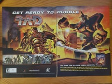 Robot Alchemic Drive RAD Video Game Print Ad Print Art 2 pg