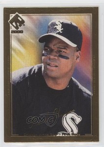 2000 Pacific Private Stock Gold Portraits /99 Frank Thomas #32 HOF