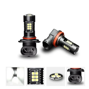 2x 9006 HB4 White Led Fog Lights 6000K 3030 21 Smd Driving Cars Drl Bulb Globe - Picture 1 of 8
