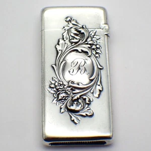 Match Safe Box Wallace Sterling Silver Mono B - Picture 1 of 3