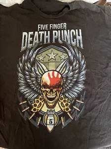 Rare Five Finger Death Punch Black Size S-4XL T-Shirt Gift For Fan KK110 - Picture 1 of 3
