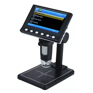 Digital Microscope 4.3" 1000X Magnification LCD Microscope Portable 8 Adjust LED - Picture 1 of 12