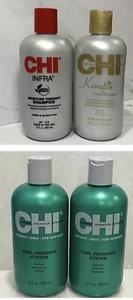 CHI Moisture Therapy Shampoo Keratin Conditioner Curl Preserve System Treatment - Picture 1 of 7