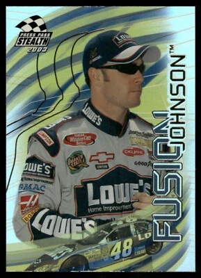 2003 Press Pass Stealth Fusion #FU7 Jimmie Johnson - Image 1 of 2
