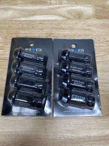 NRG Lug Nuts 12x1.5 Black 10 Piece LN-800BK - Picture 1 of 3