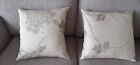 2 cushion covers Laura Ashley Isadore truffle fabric. 16x16 inch Brand new