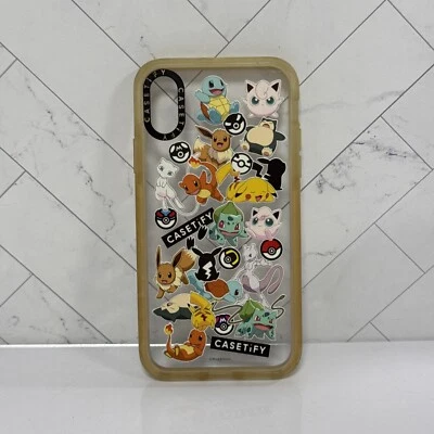Casetify x Pokemon "stickers" Gen 1 iPhone XS Phone Impact Case Cover - Image 1 of 4
