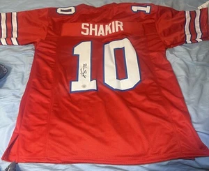 Khalil Shakir Buffalo Bills Signed Red Jersey DACW Auth Autograph Color Rush XL - Bild 1 von 13