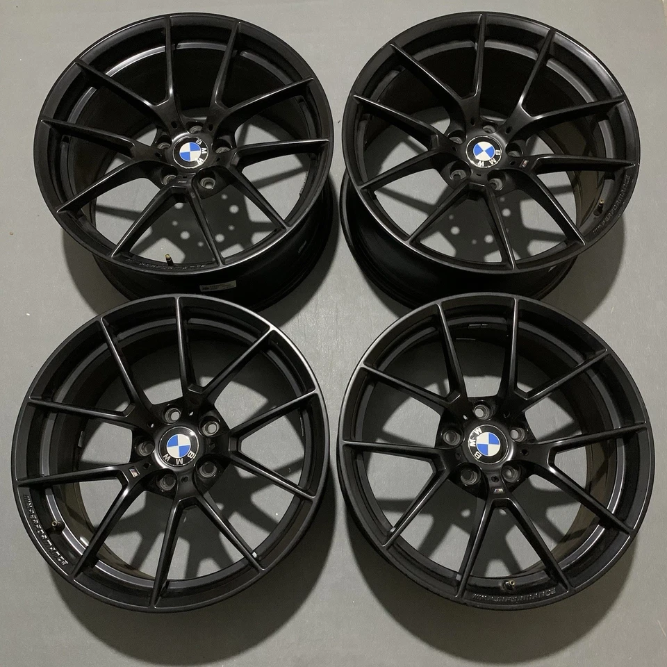 Set of 4 OEM Genuine BMW M4CS M3CS M4 M3 19'' 20” 763M F80 F82 F83 Wheels Rims - Image 1 of 4