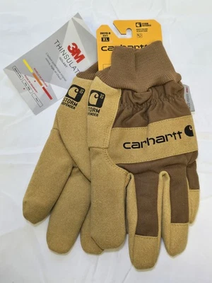 Guantes Carhartt XL Storm Defender aislados pato gamuza sintética tejido puño (L1) Foto 1 de 4