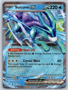 Suicune ex - Trading Card Game Classic CLB 010/034 Pokemon Card NM - Picture 1 of 1