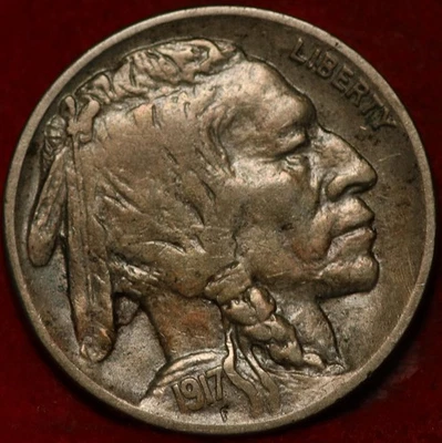 1917-D Denver Mint Buffalo Nickel - Image 1 of 2