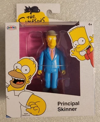 The Simpsons Principal Skinner 2.5” Action Figure NEW Jakks Pacific 2025 - Image 1 of 4