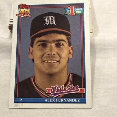 Topps Alex Fernández #278 1991 Foto 1 de 2