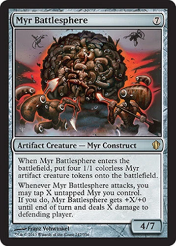 Myr Battlesphere ~ Near Mint Commander 2013 MTG Magic UltimateMTG Artifact Card - Image 1 of 1