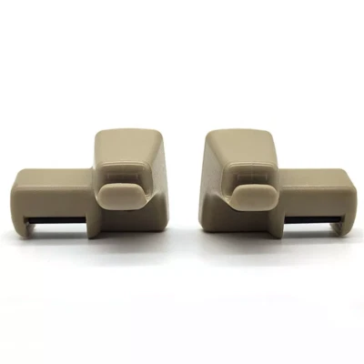 2PCS Car Sun Visor Retainer Clip Beige For Land Rover Range Rover L322 2003-2012 - Image 1 of 4