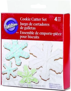 Wilton Metal Snowflake Set of 4 - Picture 1 of 1