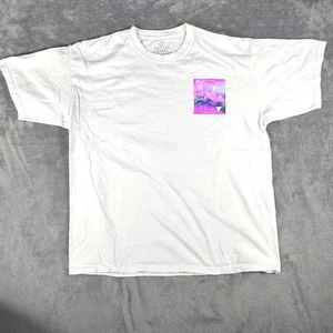 Empyre Unity Fracture Graphic T-Shirt Size L White Vaporwave Aesthetic Tee - Picture 1 of 5