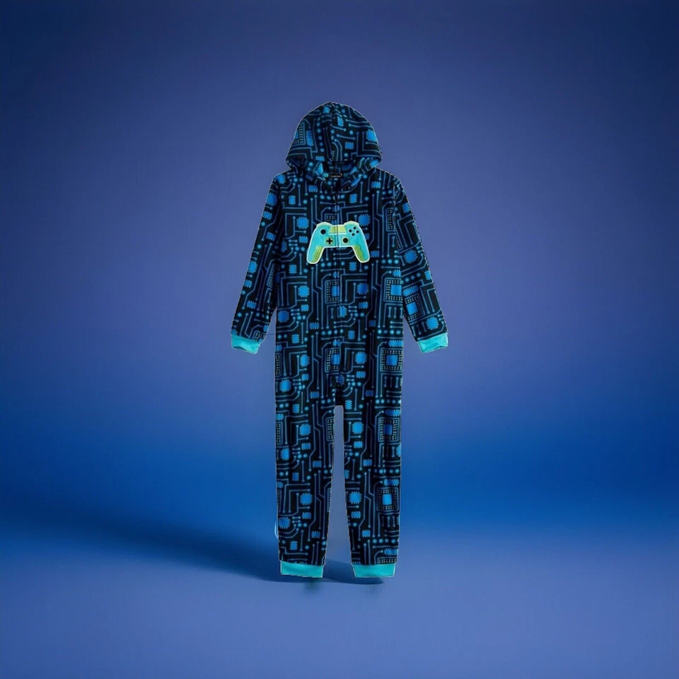 Pijama micro polar Cudl Duds para niños, talla XS (4/5) Foto 1 de 4